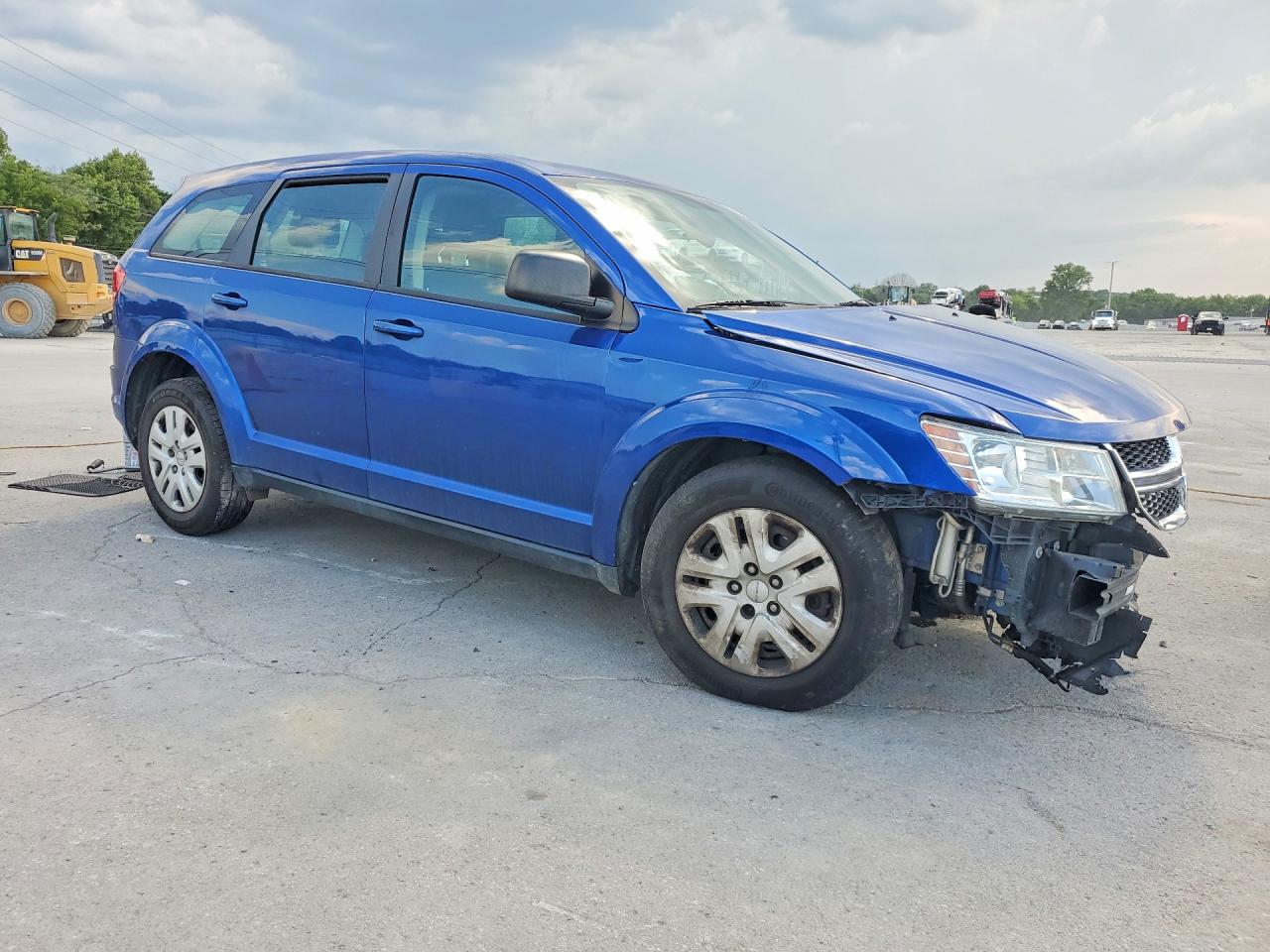 2015 Dodge Journey Se Blue vin: 3C4PDCAB6FT613031