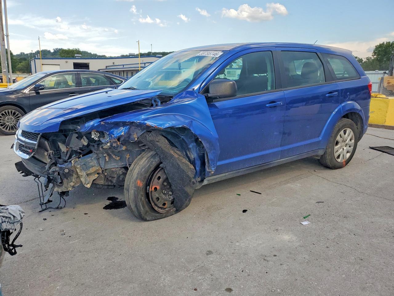 2015 Dodge Journey Se Blue vin: 3C4PDCAB6FT613031