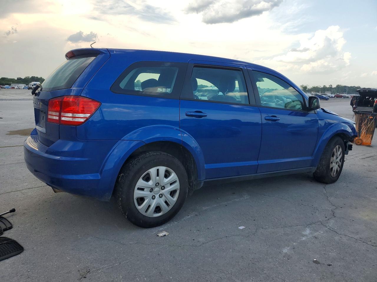 2015 Dodge Journey Se Blue vin: 3C4PDCAB6FT613031