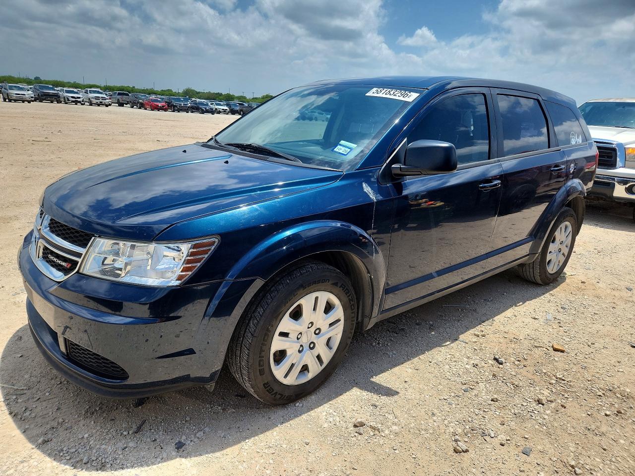 2015 Dodge Journey Se Blue vin: 3C4PDCAB6FT614728
