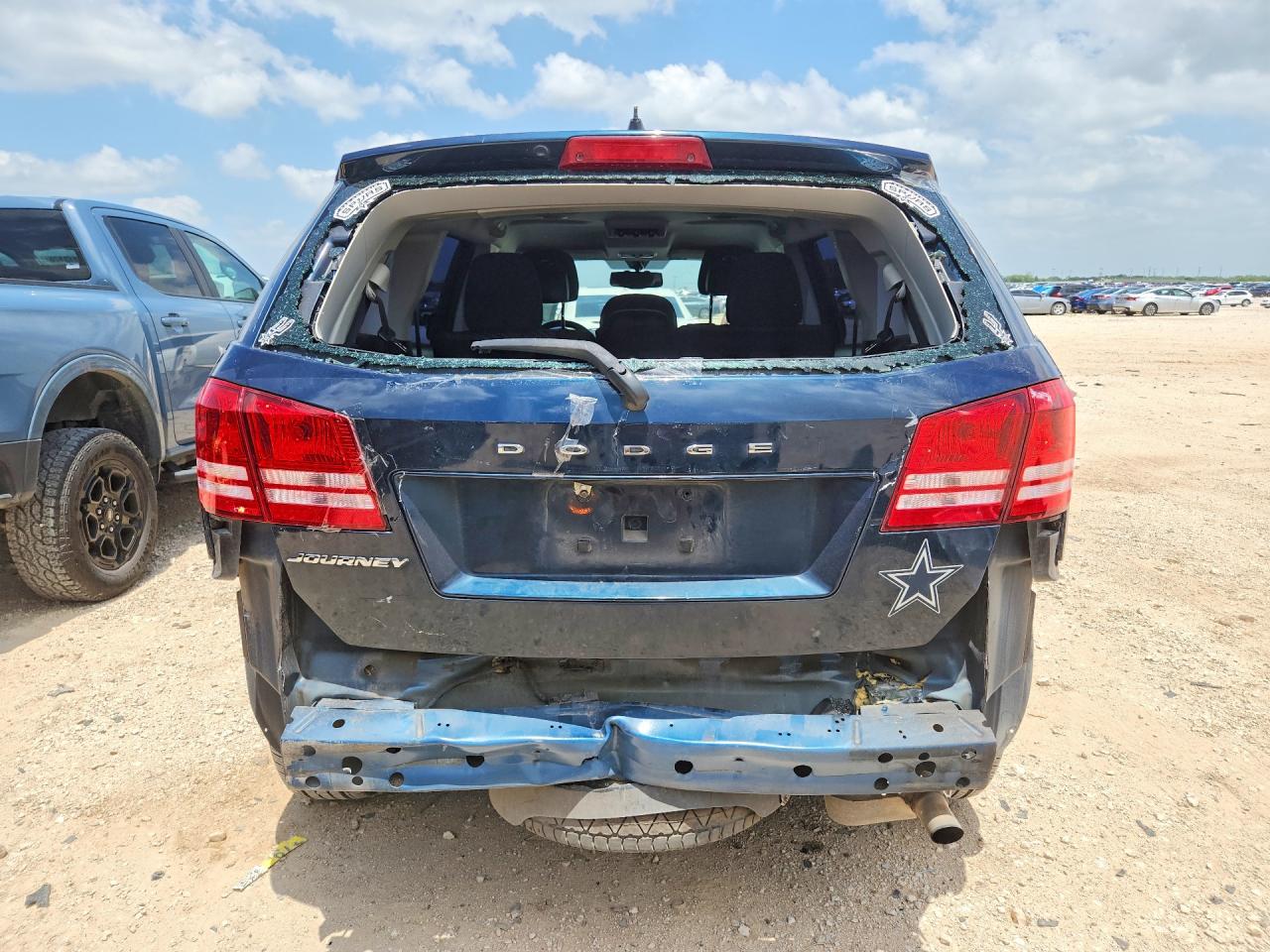 2015 Dodge Journey Se Blue vin: 3C4PDCAB6FT614728