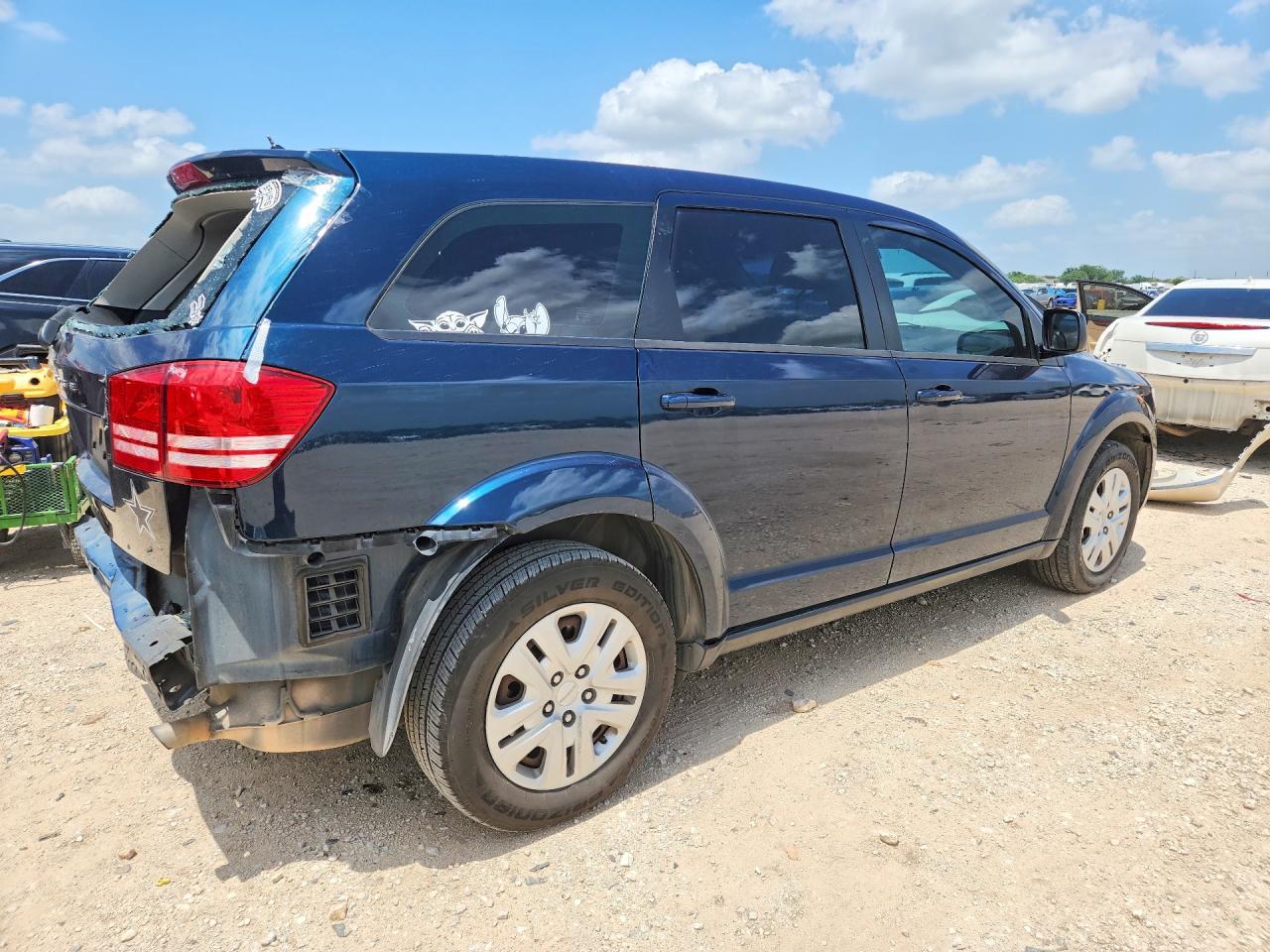 2015 Dodge Journey Se Blue vin: 3C4PDCAB6FT614728