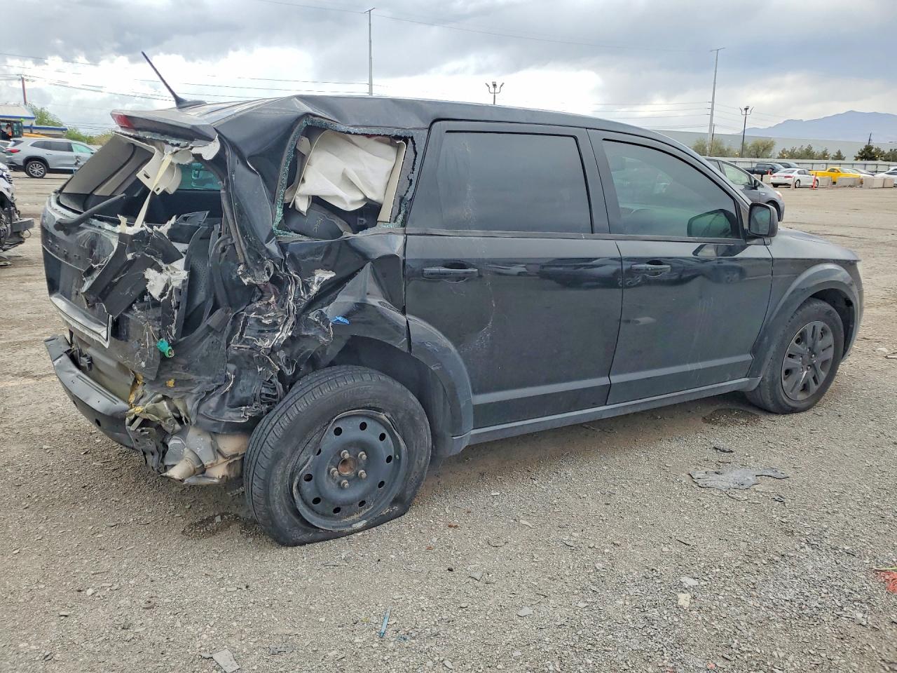 2015 Dodge Journey Se Black vin: 3C4PDCAB6FT631464