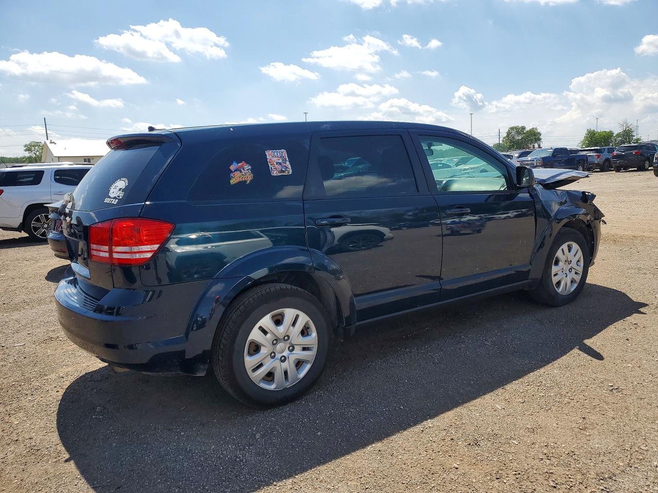 2015 Dodge Journey Se Blue vin: 3C4PDCAB6FT659300