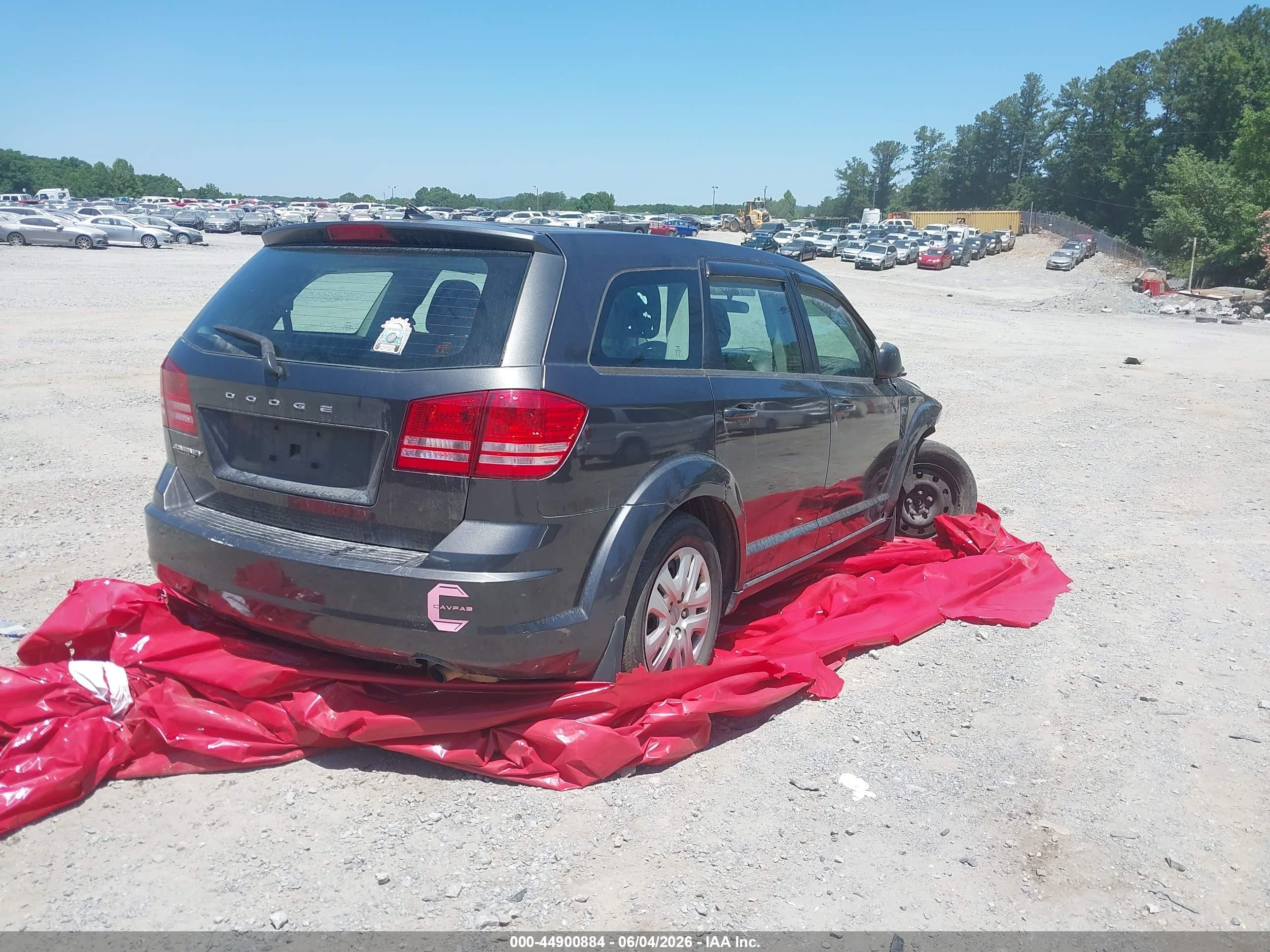 2015 Dodge Journey American Value Pkg Gray vin: 3C4PDCAB6FT679739