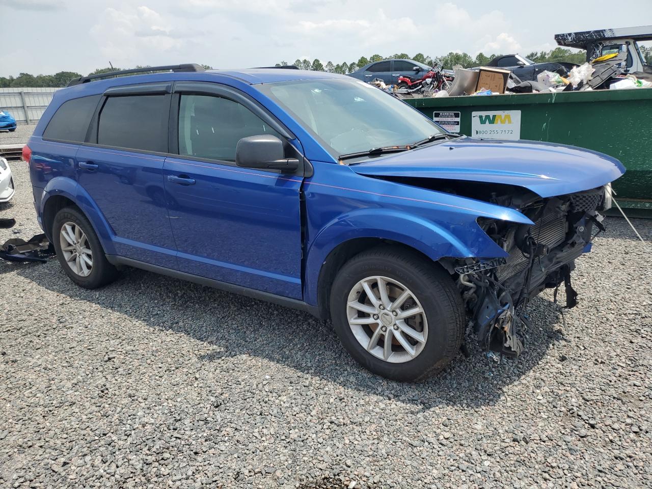 2015 Dodge Journey Se Blue vin: 3C4PDCAB6FT694905