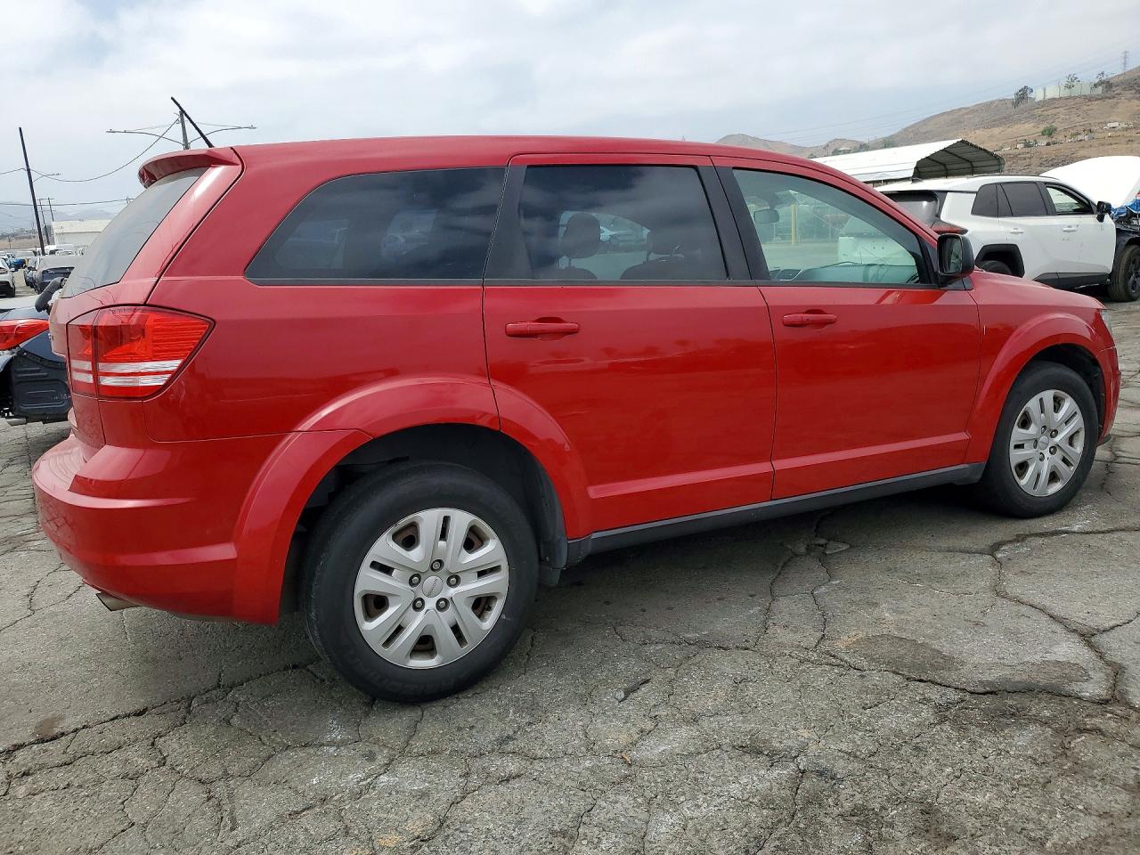 2015 Dodge Journey Se Красный vin: 3C4PDCAB6FT712528