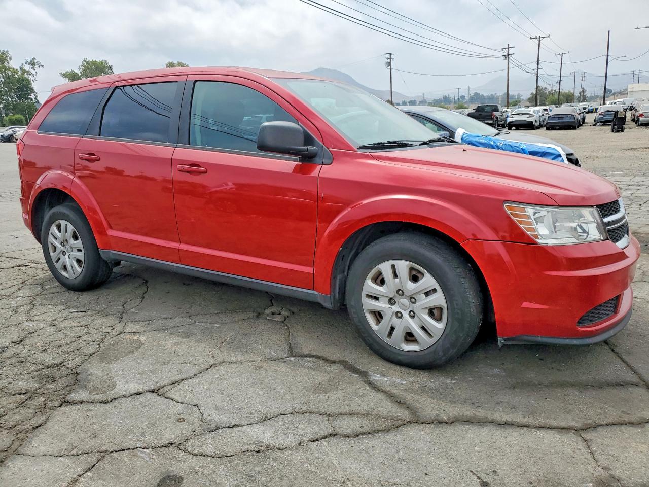 2015 Dodge Journey Se Красный vin: 3C4PDCAB6FT712528