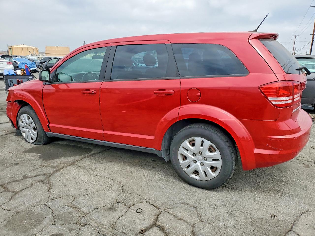 2015 Dodge Journey Se Красный vin: 3C4PDCAB6FT712528