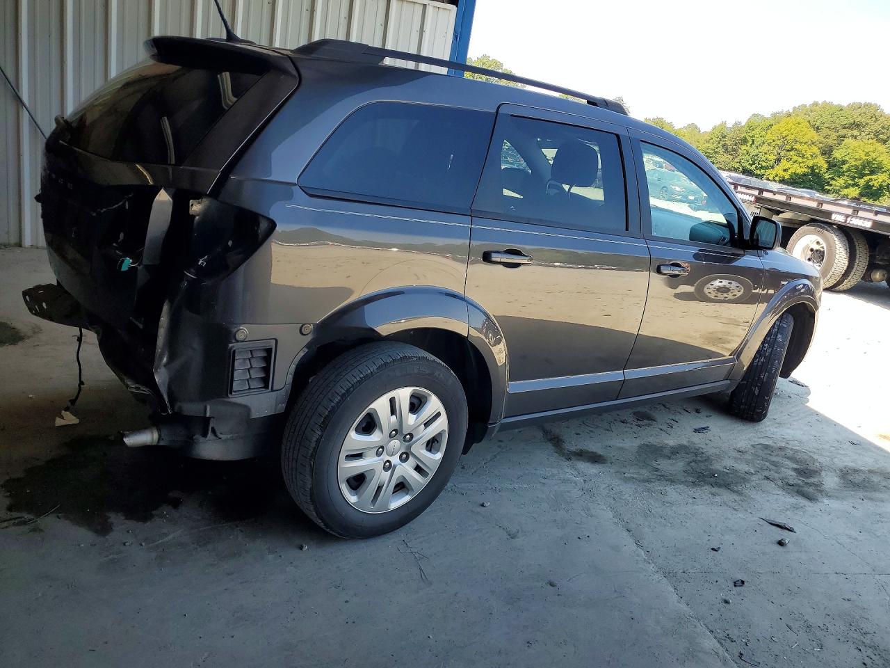 2017 Dodge Journey Se Gray vin: 3C4PDCAB6HT516530