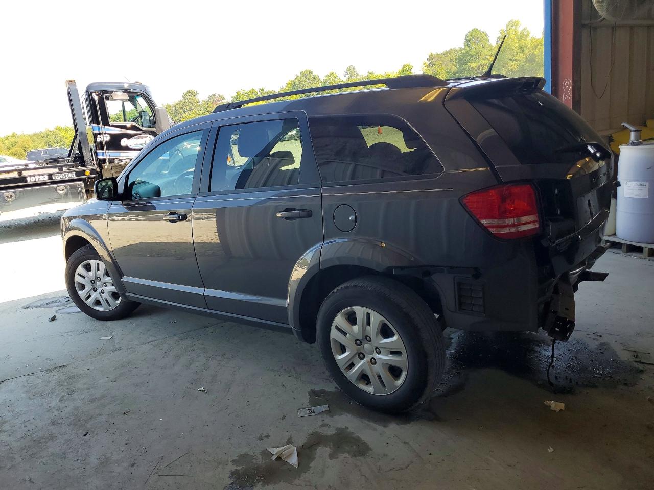 2017 Dodge Journey Se Gray vin: 3C4PDCAB6HT516530