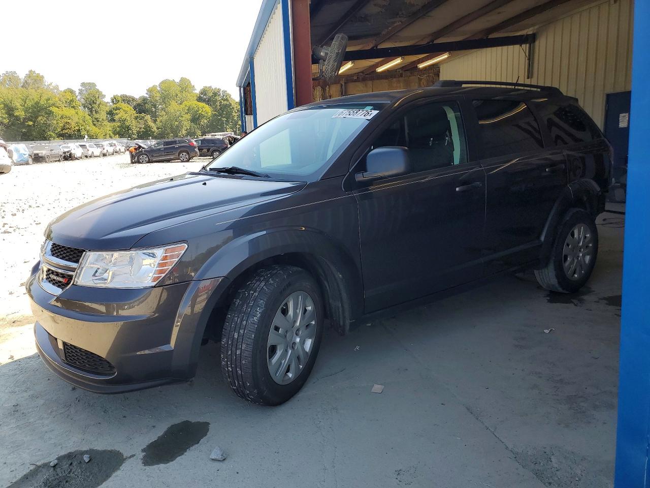 2017 Dodge Journey Se Gray vin: 3C4PDCAB6HT516530
