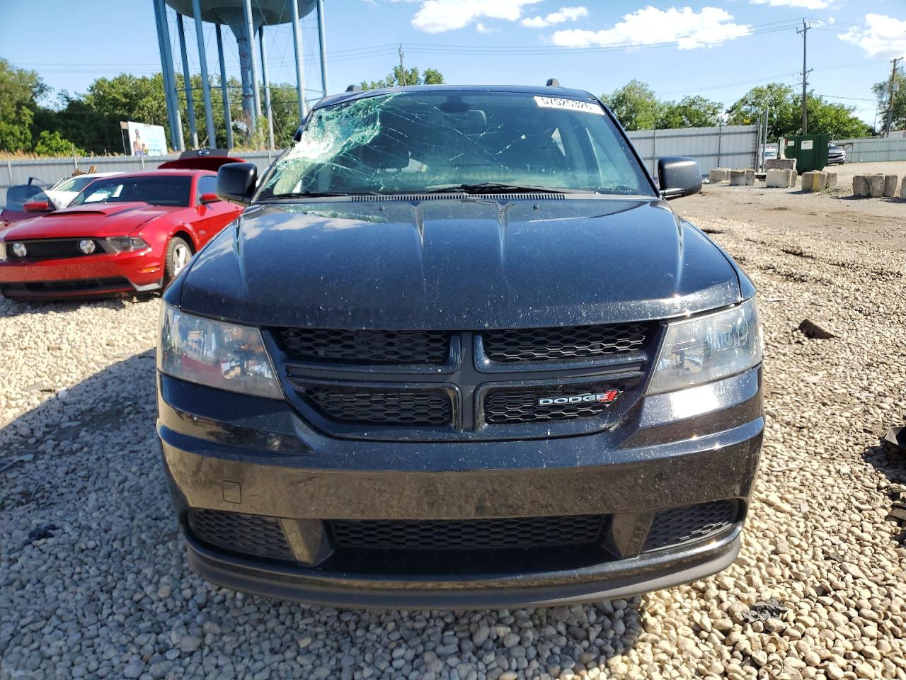 2018 Dodge Journey Se Black vin: 3C4PDCAB6JT383547