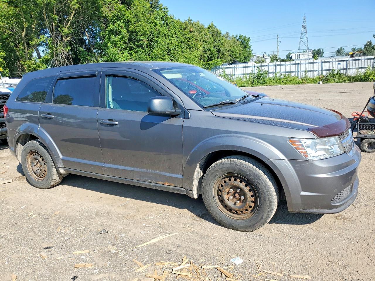 2012 Dodge Journey Se Gray vin: 3C4PDCAB7CT174160