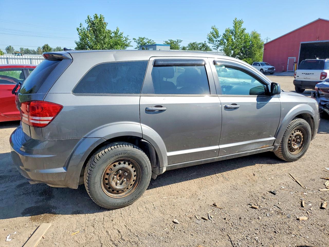 2012 Dodge Journey Se Gray vin: 3C4PDCAB7CT174160