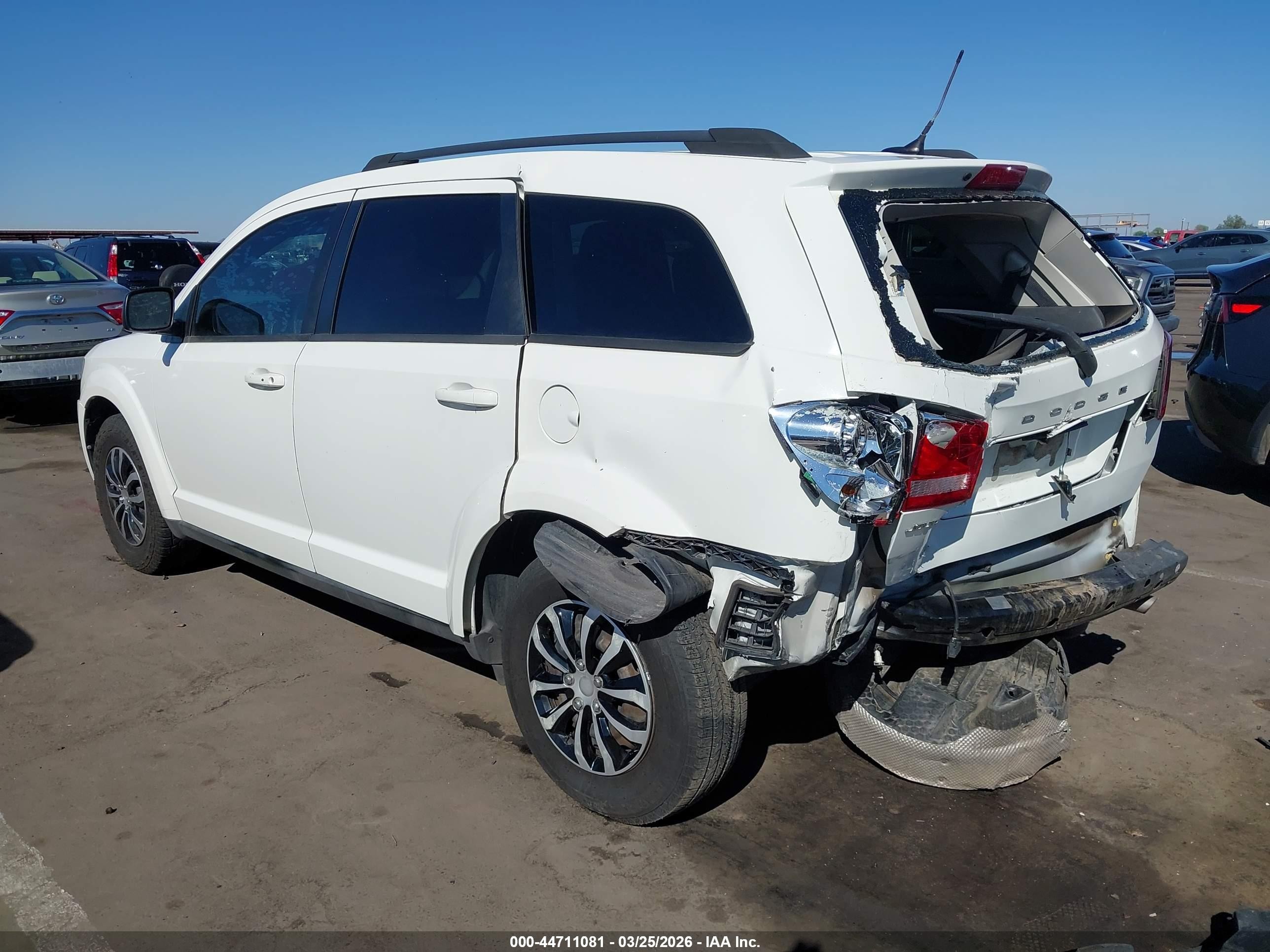 2012 Dodge Journey Se/avp White vin: 3C4PDCAB7CT229612