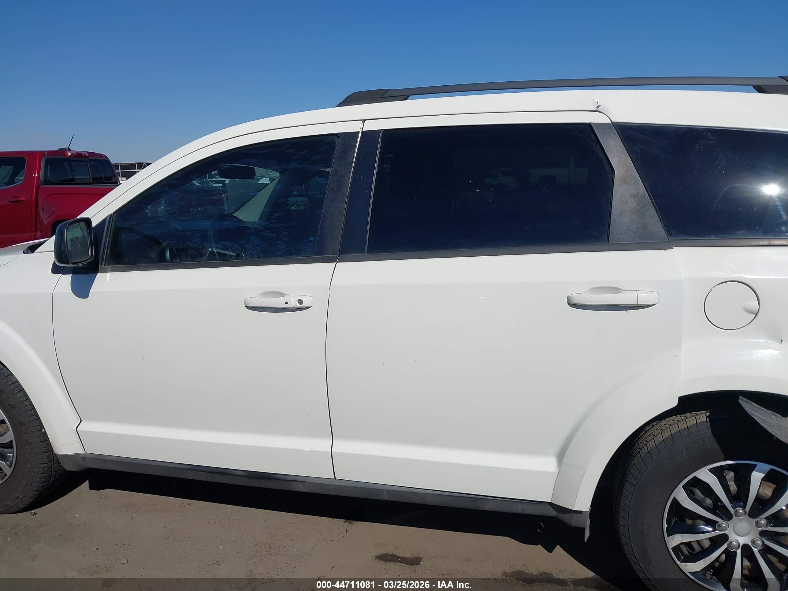 2012 Dodge Journey Se/avp White vin: 3C4PDCAB7CT229612