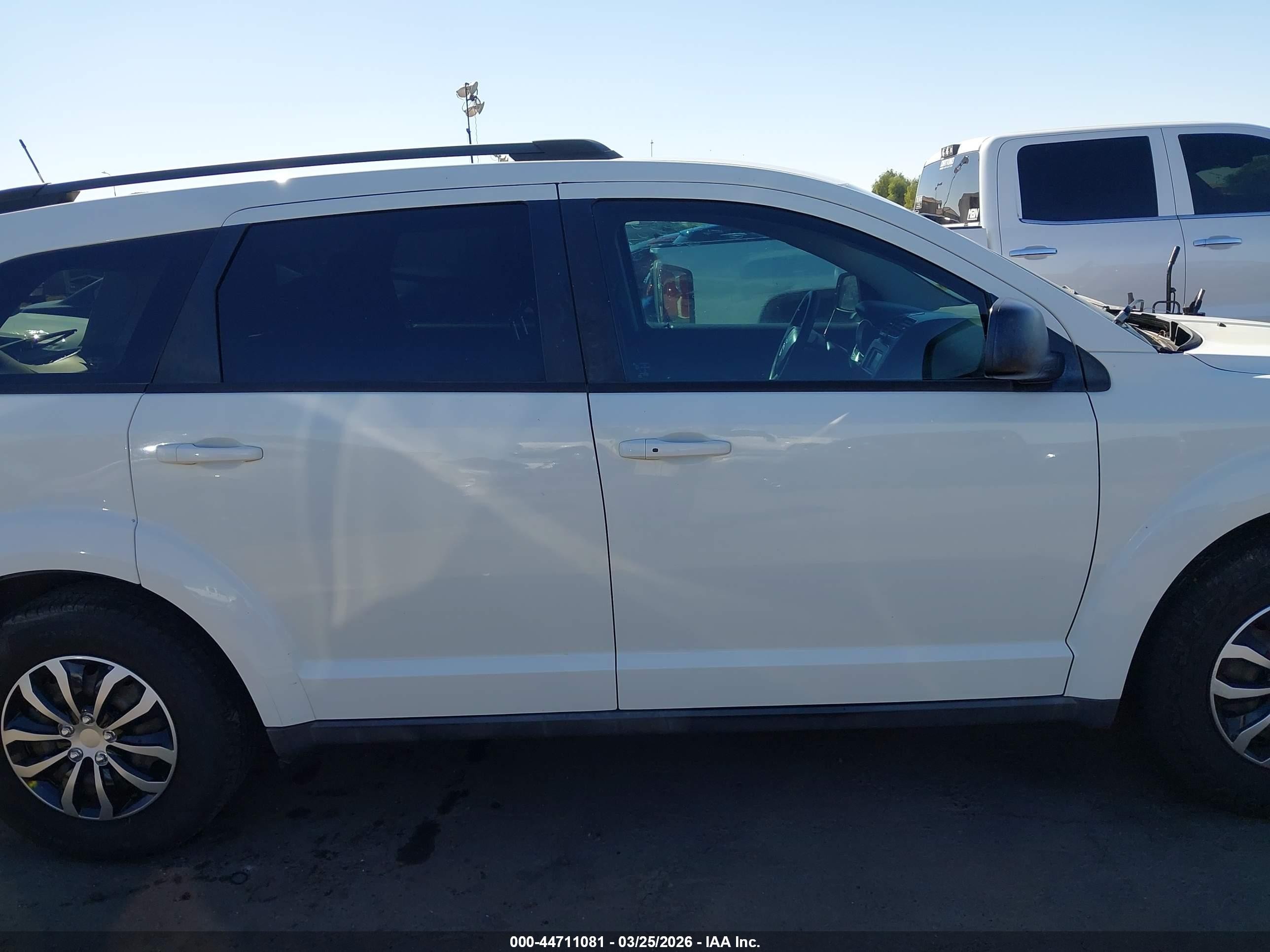 2012 Dodge Journey Se/avp White vin: 3C4PDCAB7CT229612