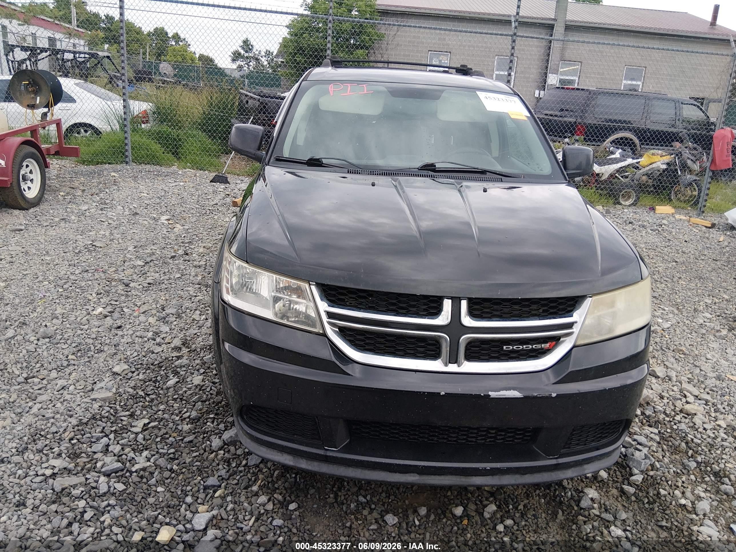 2012 Dodge Journey Cvp/se Plus Black vin: 3C4PDCAB7CT363956