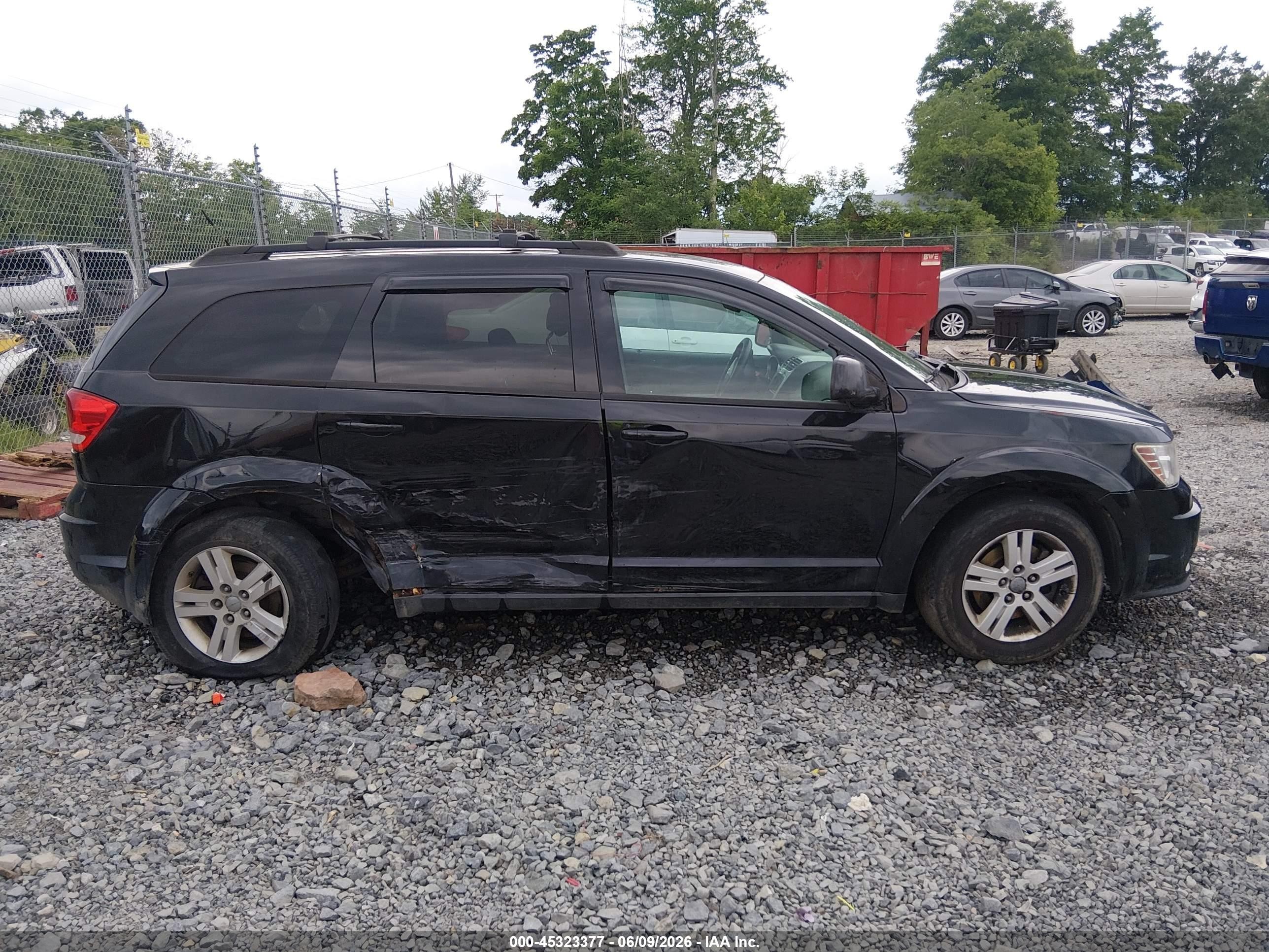 2012 Dodge Journey Cvp/se Plus Black vin: 3C4PDCAB7CT363956
