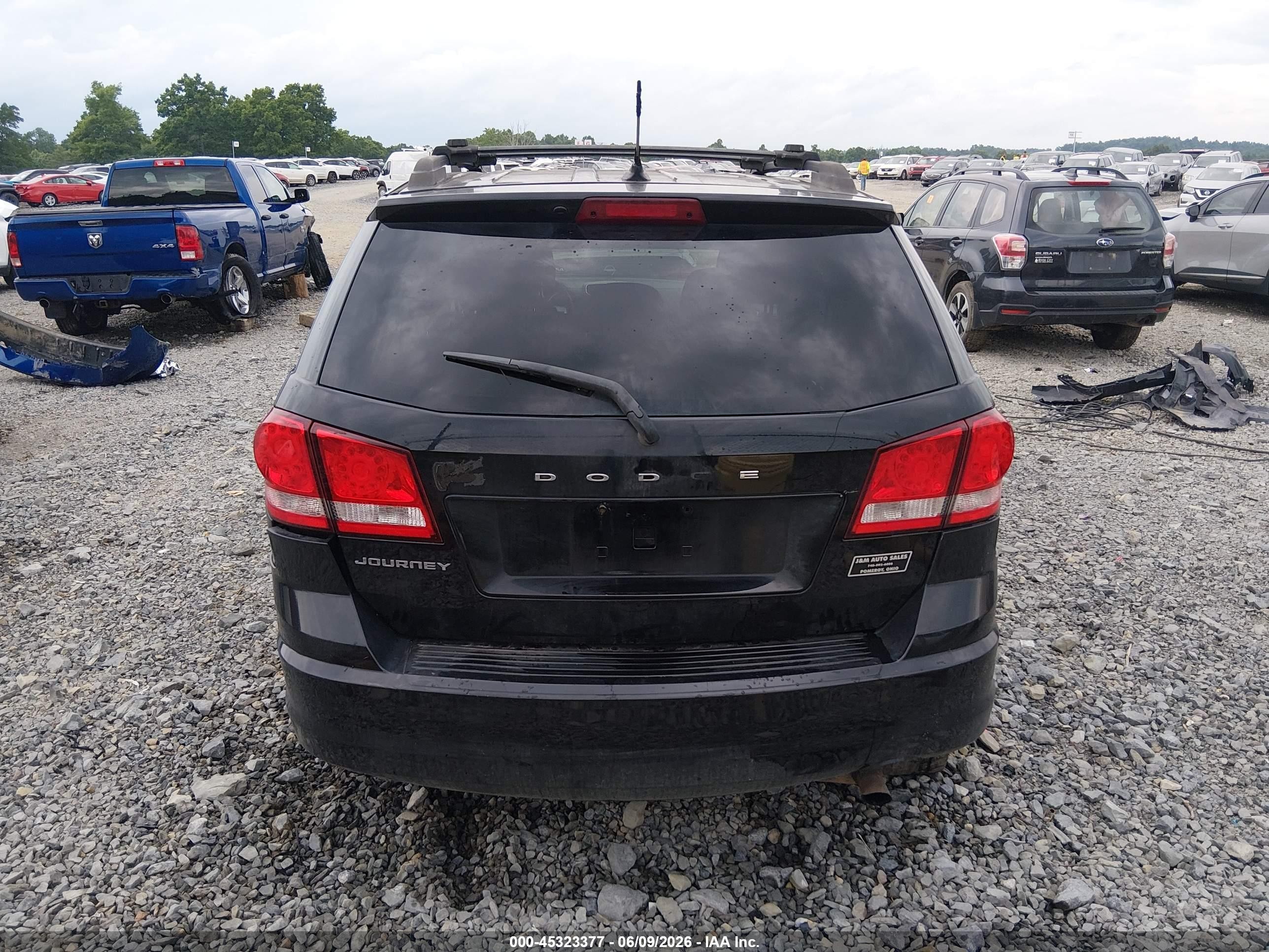 2012 Dodge Journey Cvp/se Plus Black vin: 3C4PDCAB7CT363956