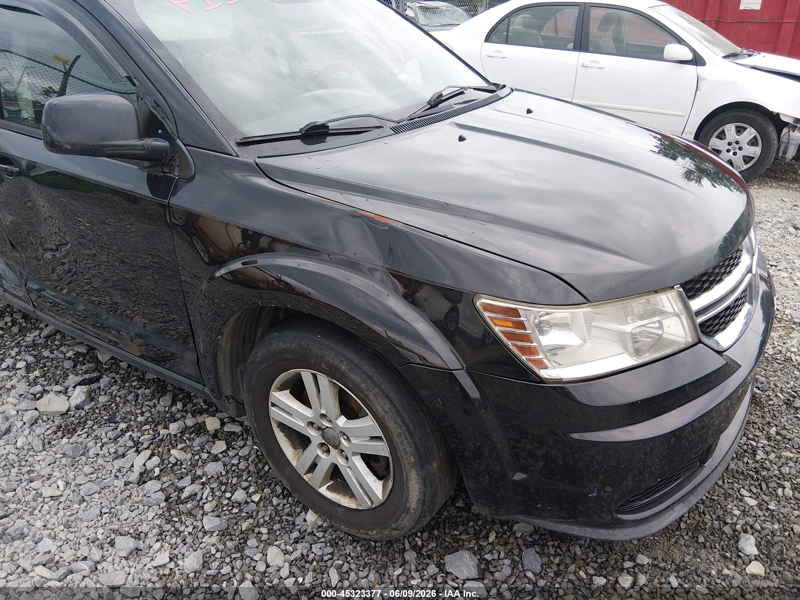 2012 Dodge Journey Cvp/se Plus Black vin: 3C4PDCAB7CT363956