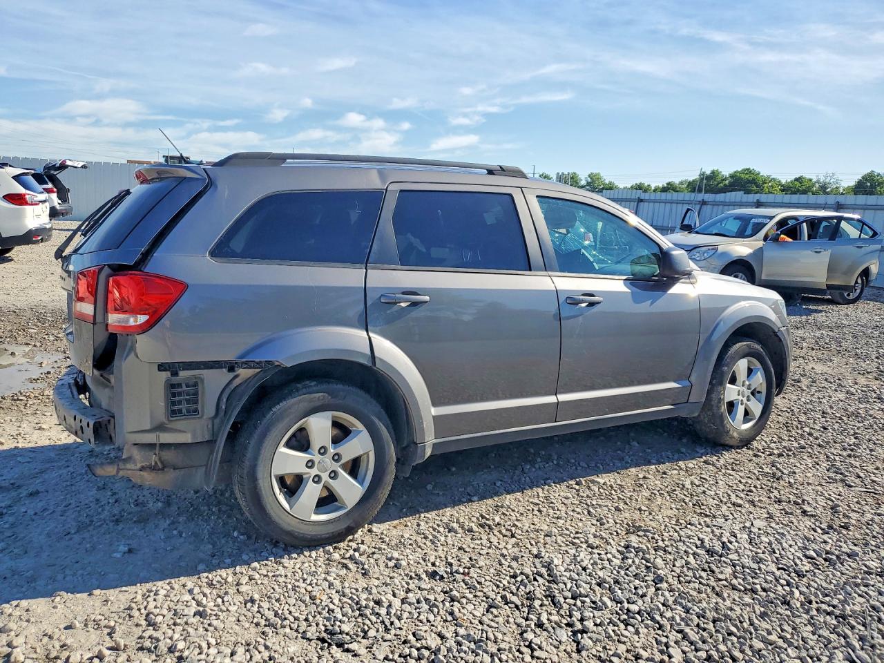 2013 Dodge Journey Se Gray vin: 3C4PDCAB7DT595152