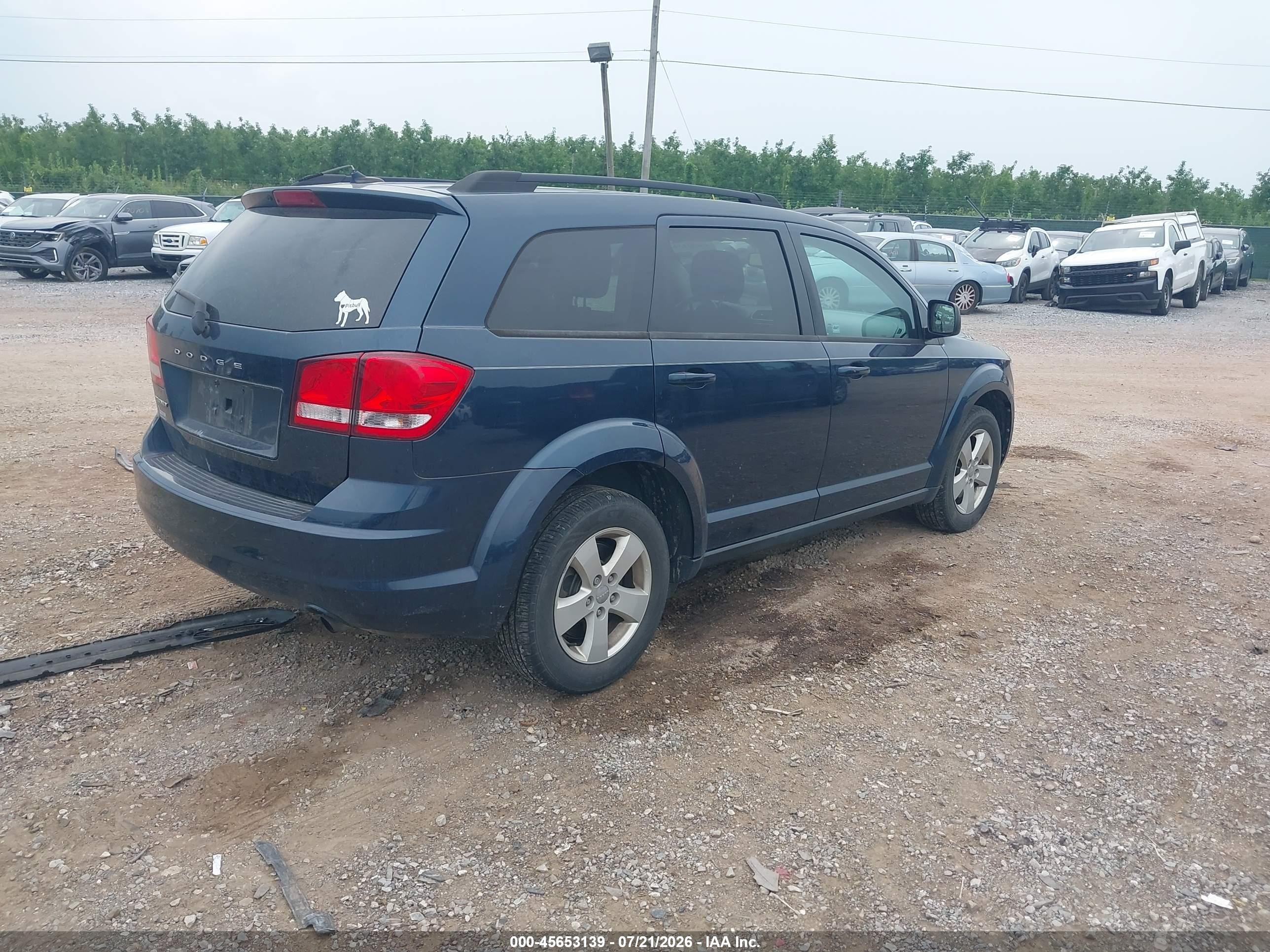 2014 Dodge Journey Se Синий vin: 3C4PDCAB7ET141999