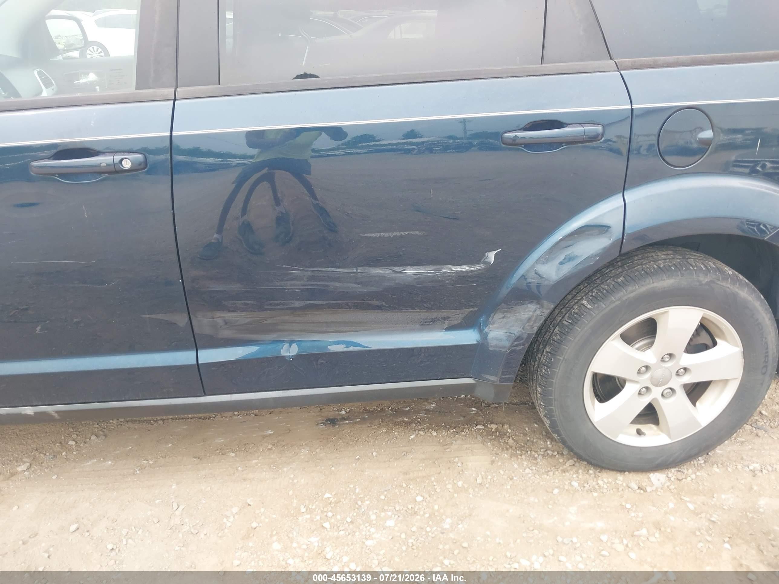 2014 Dodge Journey Se Синий vin: 3C4PDCAB7ET141999