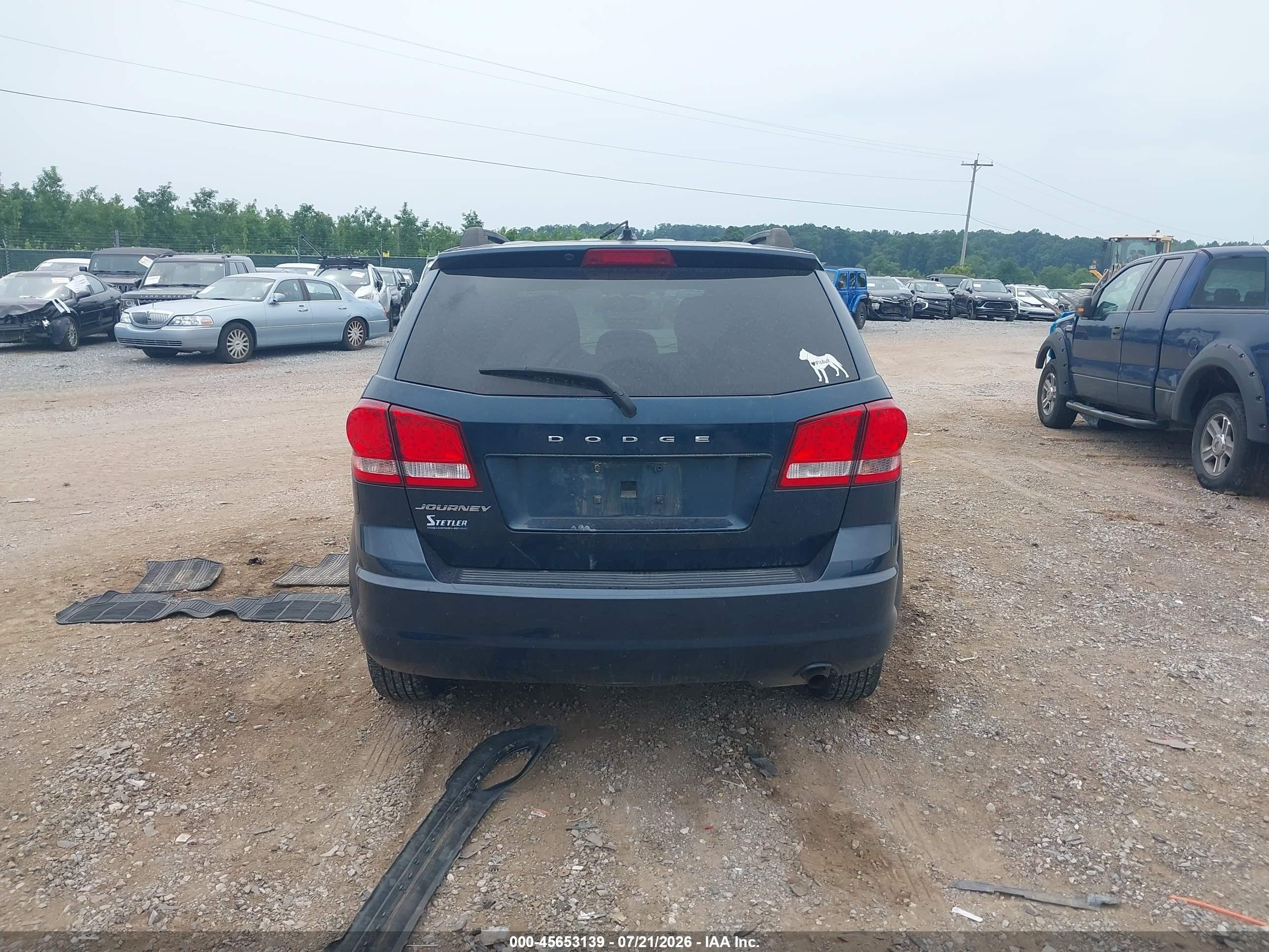 2014 Dodge Journey Se Синий vin: 3C4PDCAB7ET141999