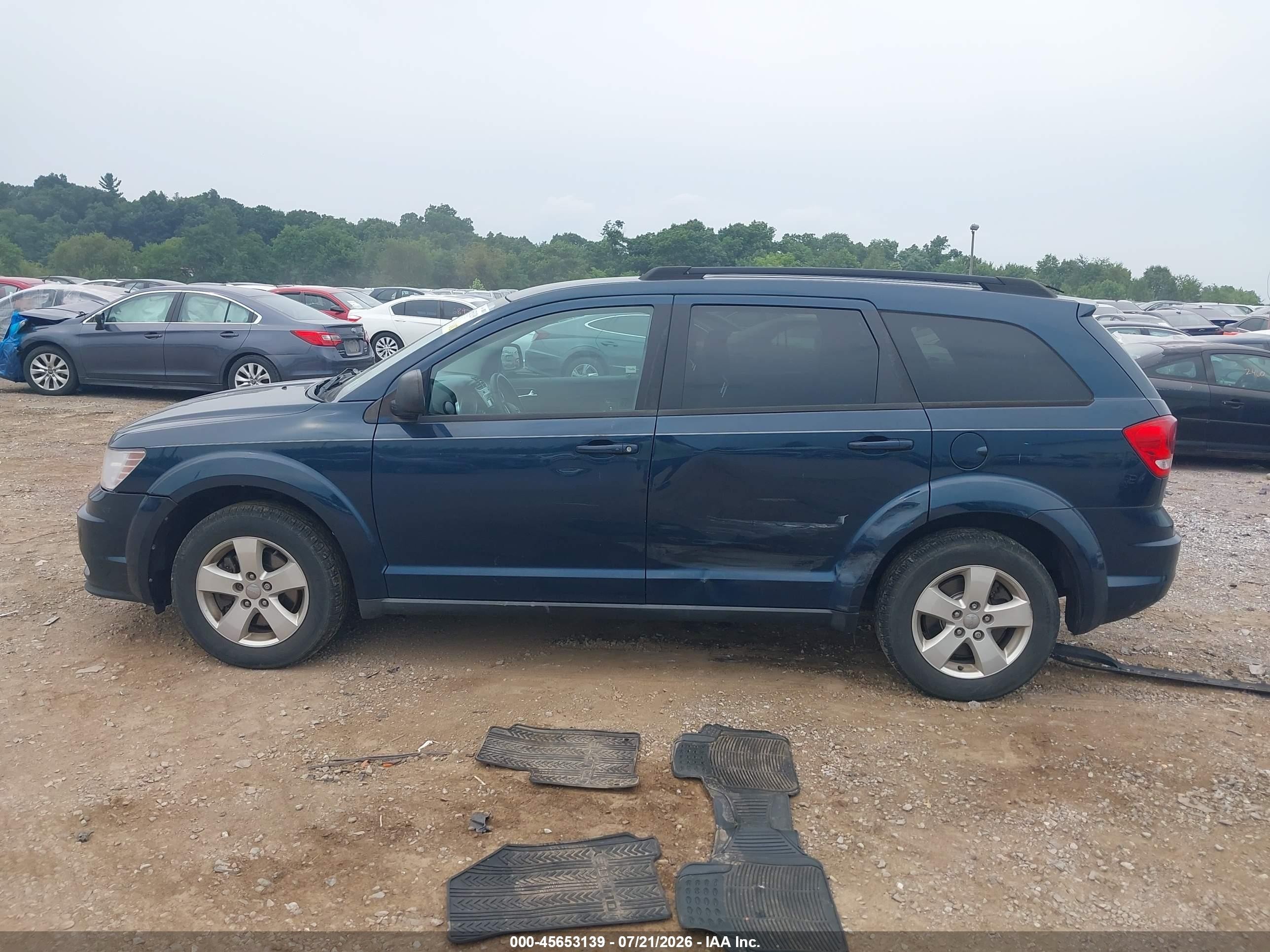 2014 Dodge Journey Se Синий vin: 3C4PDCAB7ET141999