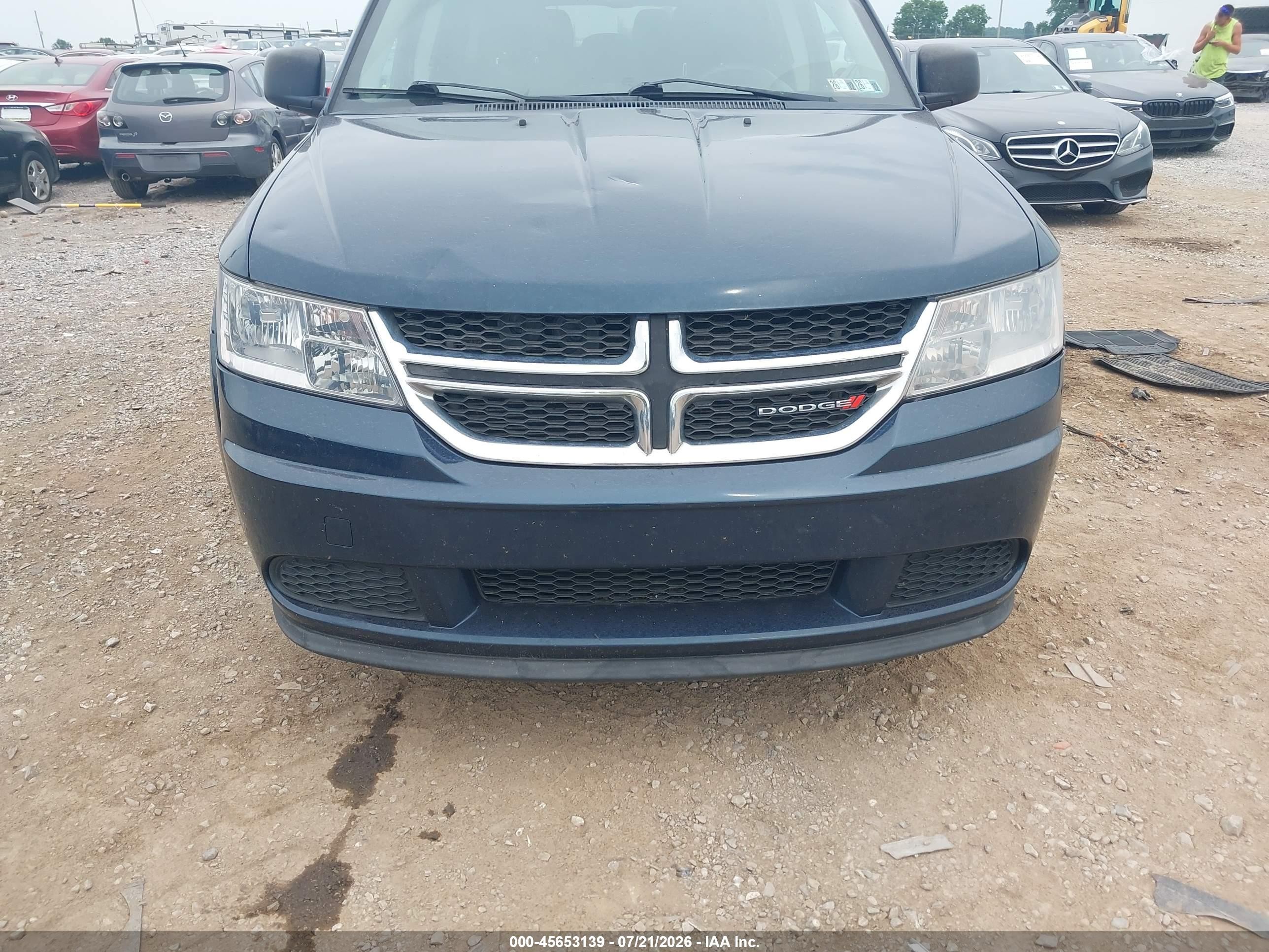 2014 Dodge Journey Se Синий vin: 3C4PDCAB7ET141999