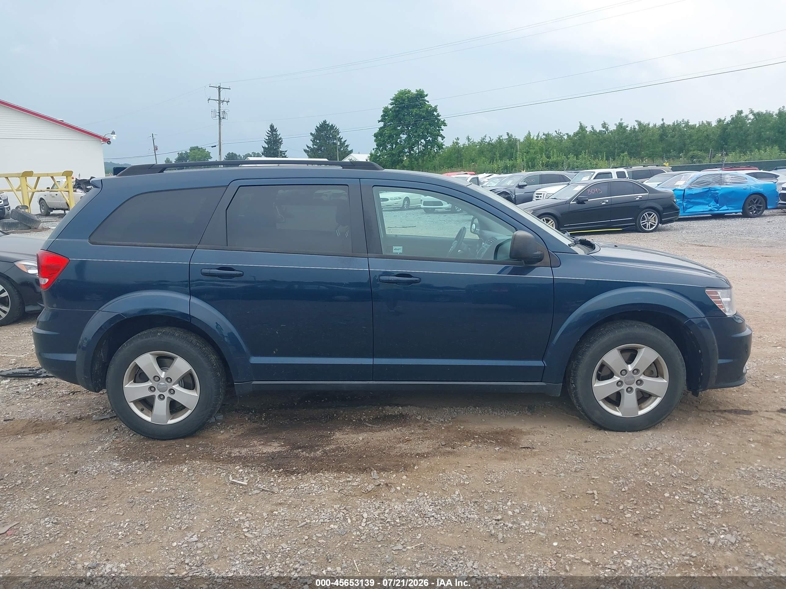 2014 Dodge Journey Se Синий vin: 3C4PDCAB7ET141999