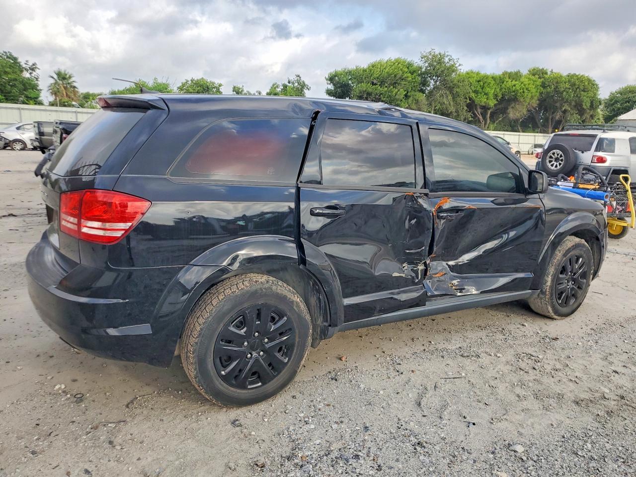 2014 Dodge Journey Black vin: 3C4PDCAB7ET256425