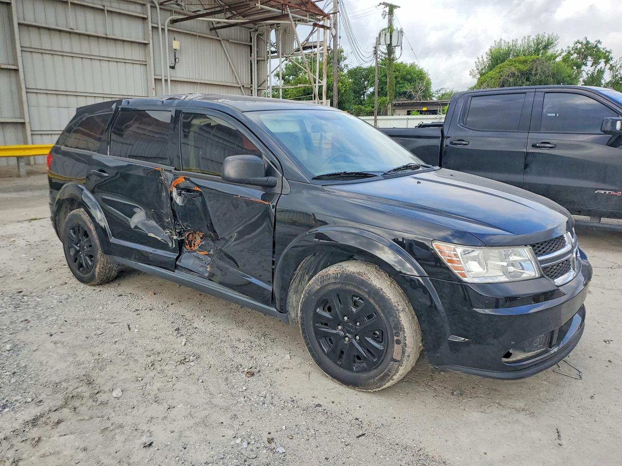 2014 Dodge Journey Black vin: 3C4PDCAB7ET256425