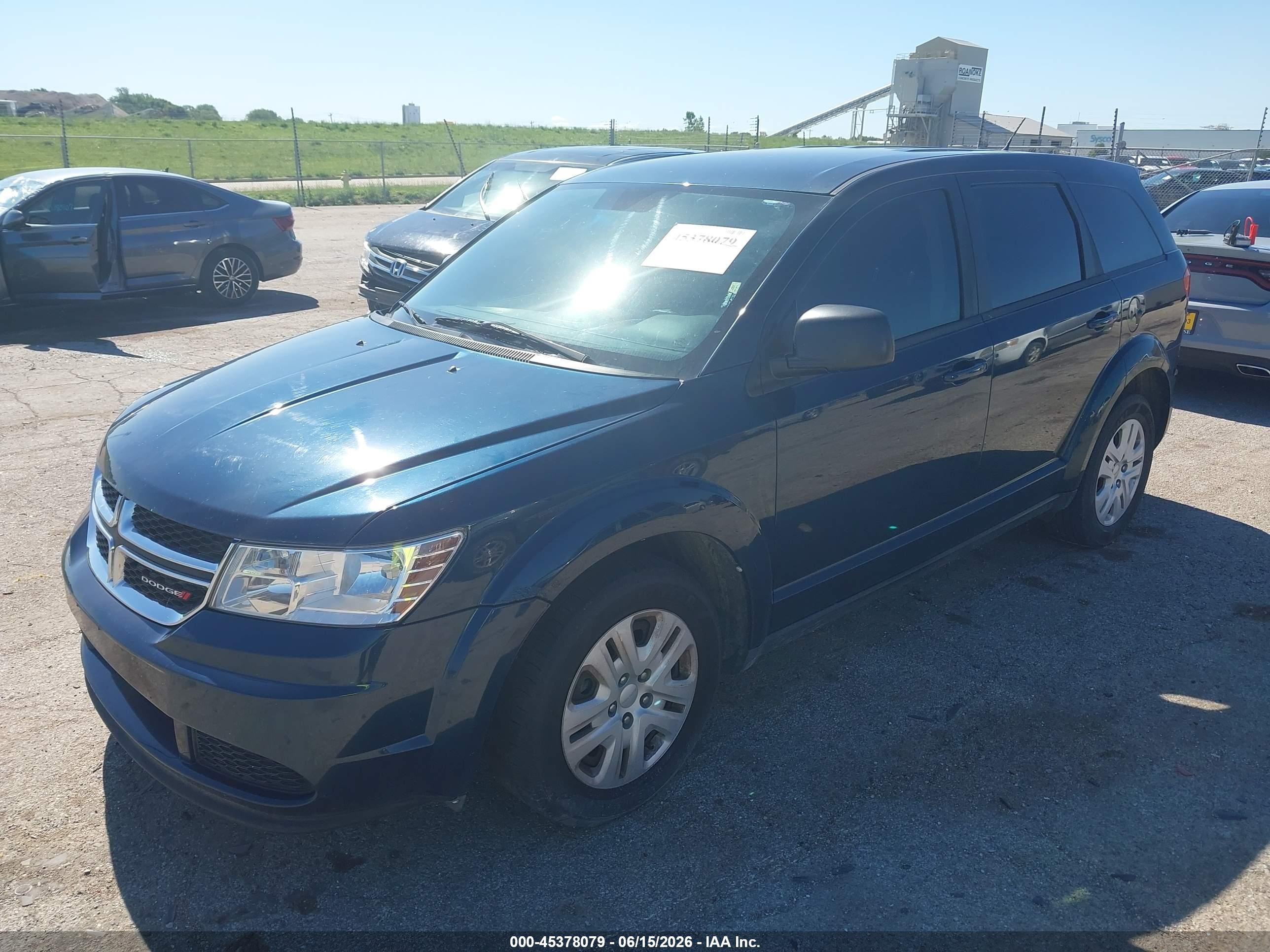 2014 Dodge Journey American Value Pkg Dark Blue vin: 3C4PDCAB7ET284354