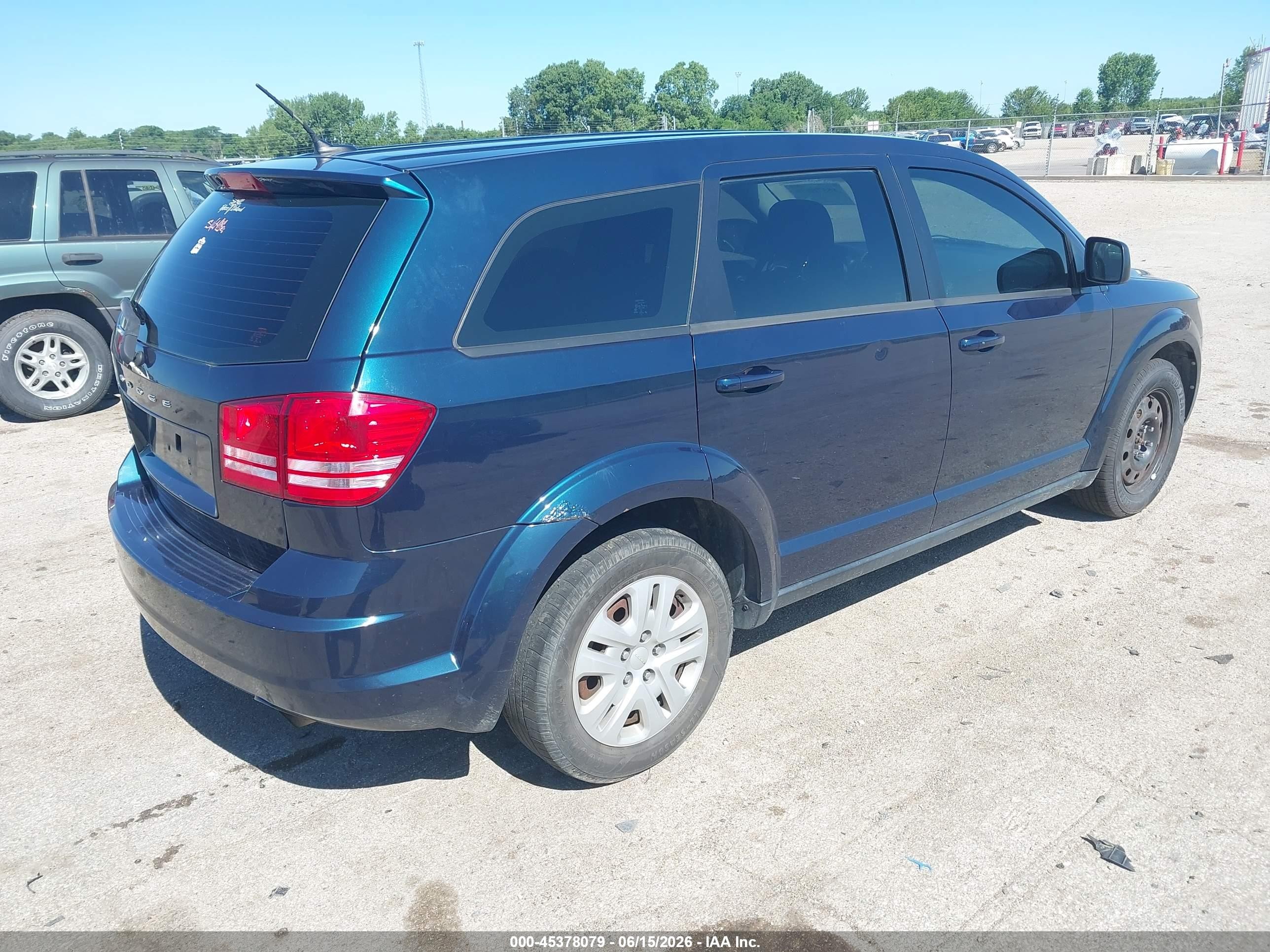 2014 Dodge Journey American Value Pkg Dark Blue vin: 3C4PDCAB7ET284354
