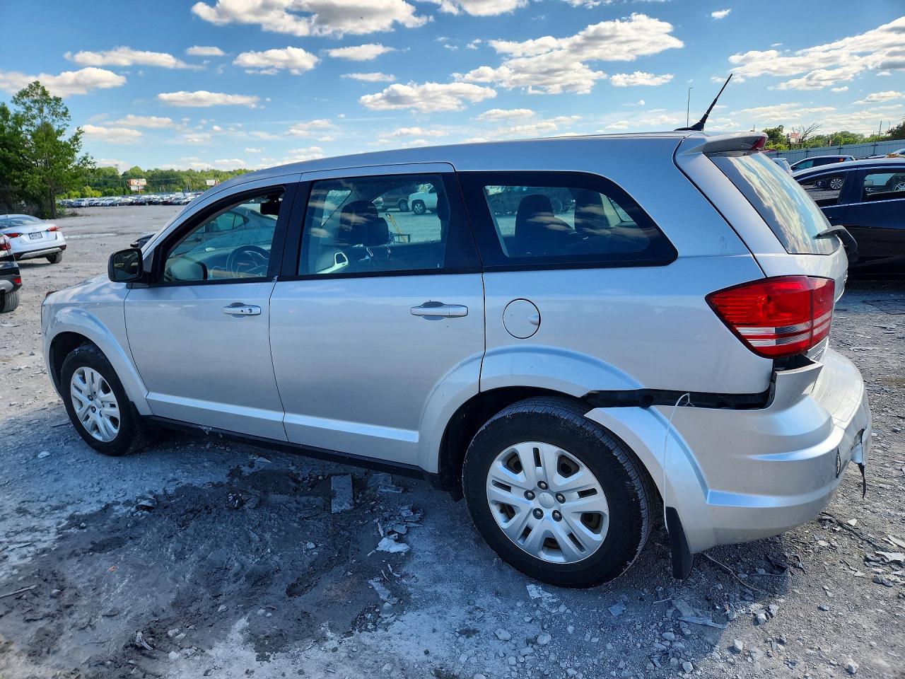 2014 Dodge Journey Se Silver vin: 3C4PDCAB7ET303565