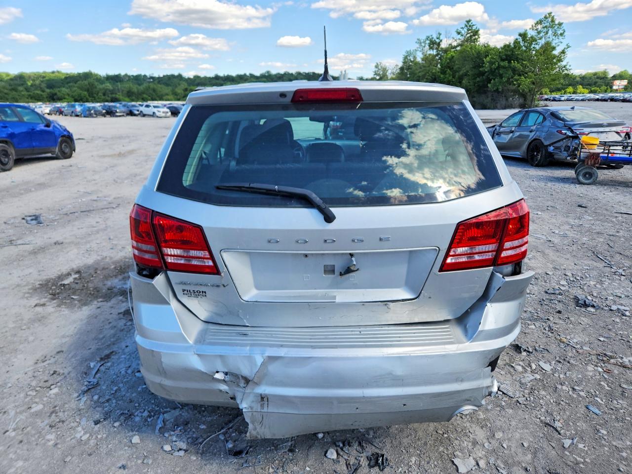 2014 Dodge Journey Se Silver vin: 3C4PDCAB7ET303565