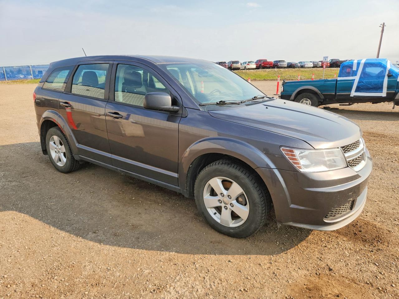 2015 Dodge Journey Se Gray vin: 3C4PDCAB7FT509566