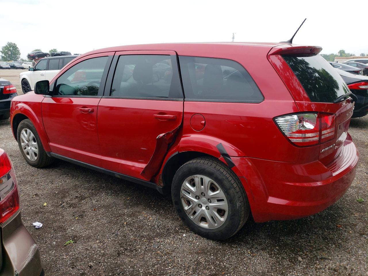 2015 Dodge Journey Se Red vin: 3C4PDCAB7FT587295