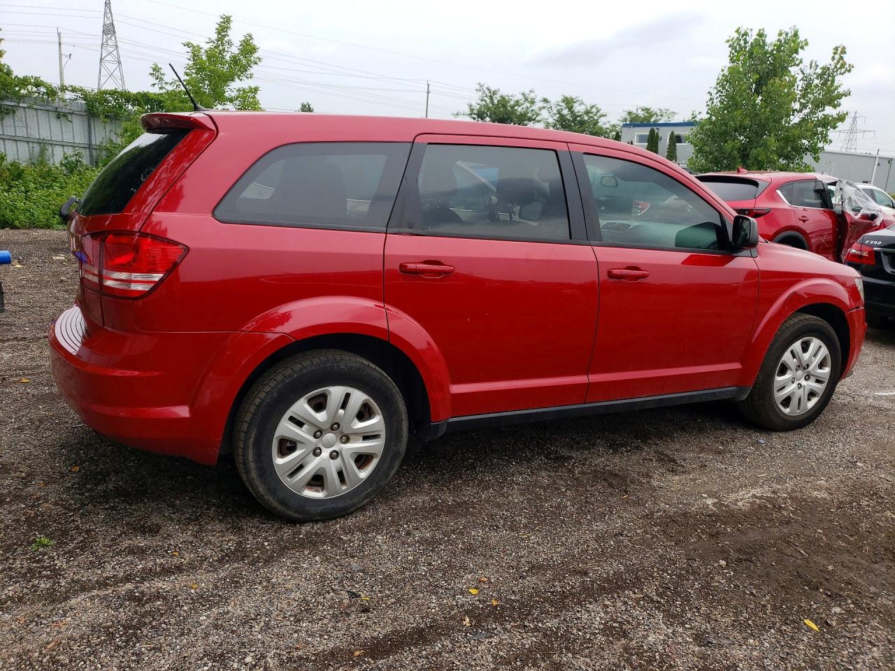 2015 Dodge Journey Se Red vin: 3C4PDCAB7FT587295