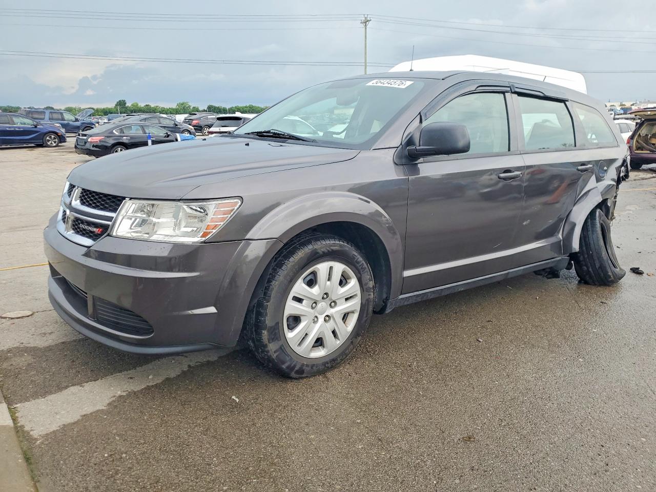 2015 Dodge Journey Se Gray vin: 3C4PDCAB7FT587510