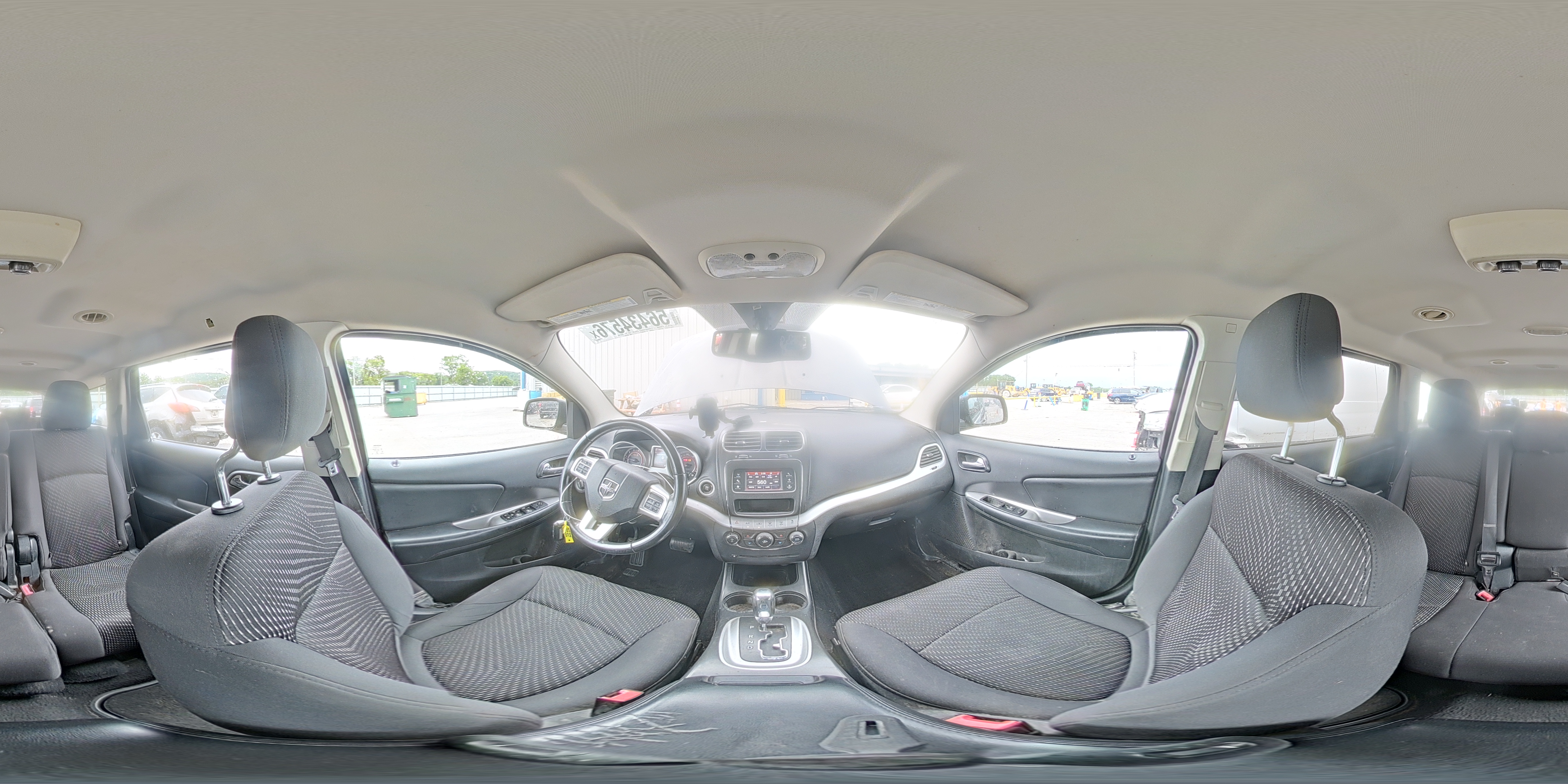 2015 Dodge Journey Se Gray vin: 3C4PDCAB7FT587510