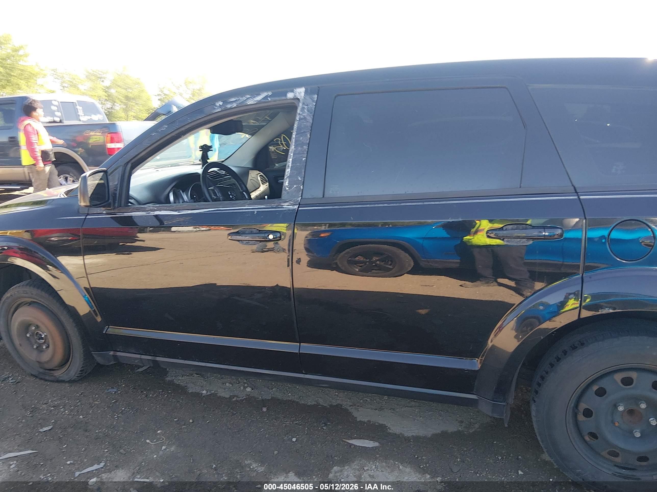 2015 Dodge Journey American Value Pkg Black vin: 3C4PDCAB7FT610929