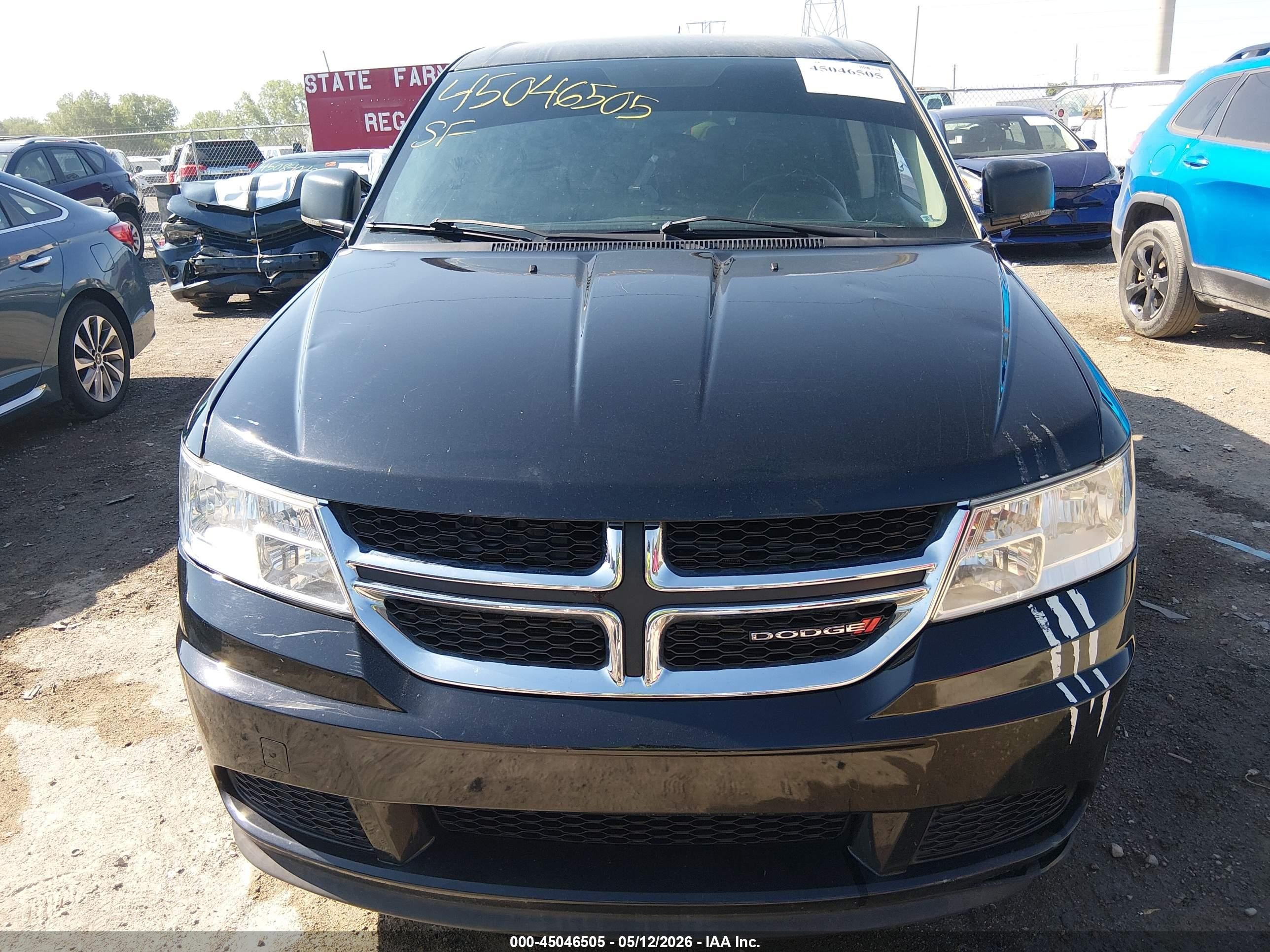 2015 Dodge Journey American Value Pkg Black vin: 3C4PDCAB7FT610929