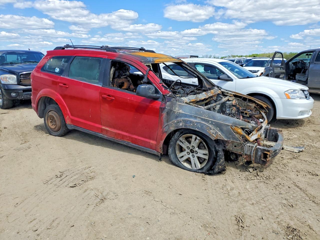 2015 Dodge Journey Se Red vin: 3C4PDCAB7FT702297