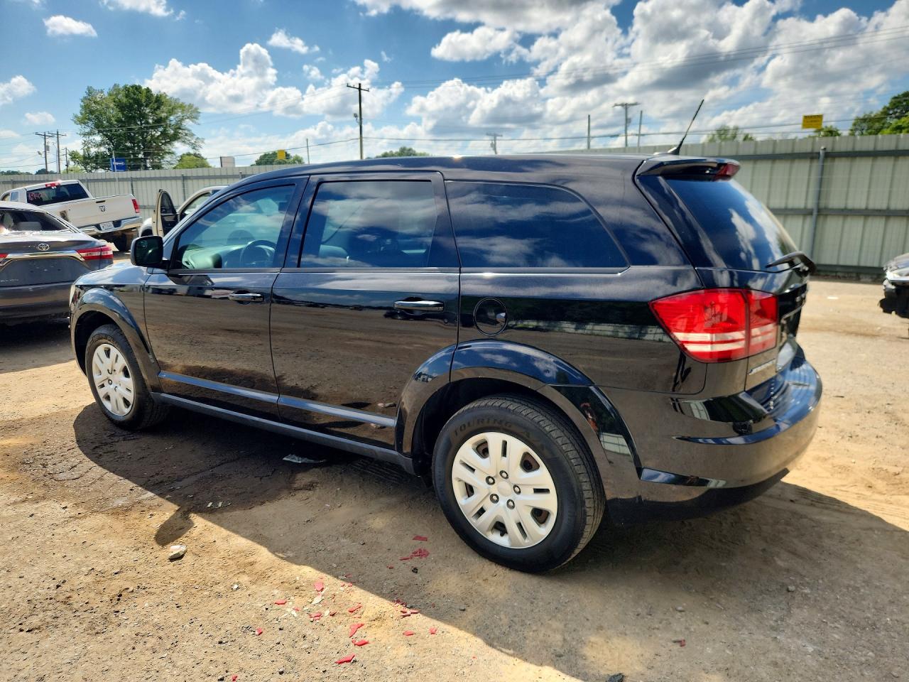 2015 Dodge Journey Se Black vin: 3C4PDCAB7FT714255