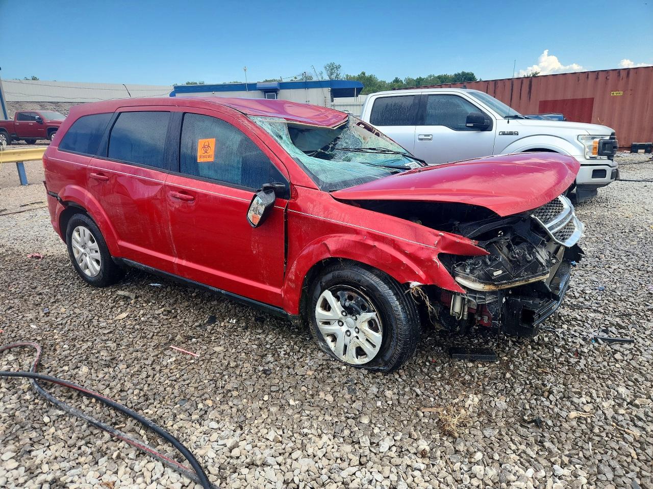 2015 Dodge Journey Se Red vin: 3C4PDCAB7FT719293