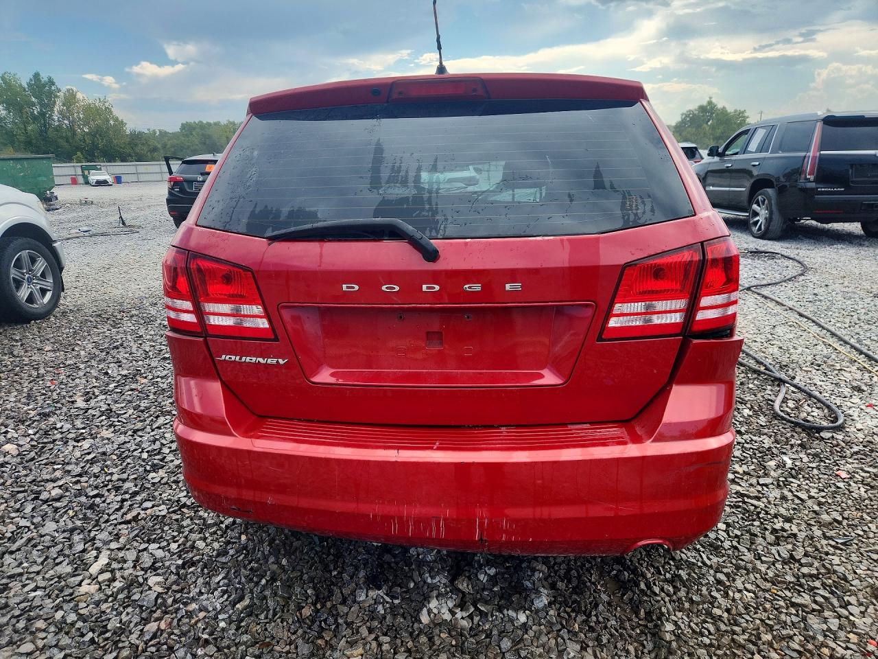 2015 Dodge Journey Se Red vin: 3C4PDCAB7FT719293